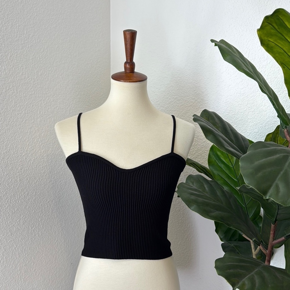 NWT OAK + FORT Ribbed Camisole